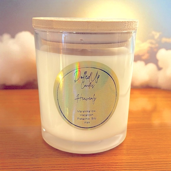 9oz Heavenly Candle | Marshmallow Scented Soy Wax | Hand-Poured Candle - Picture 1 of 3